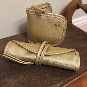 NWT Kendra Scott Gold Travel Jewelry Bags
